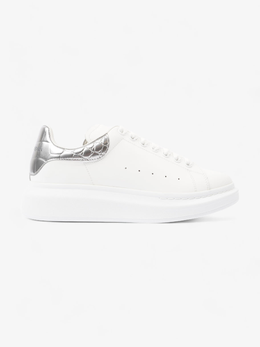 Oversized Sneakers White / Silver Leather EU 40 UK 7 Image 1