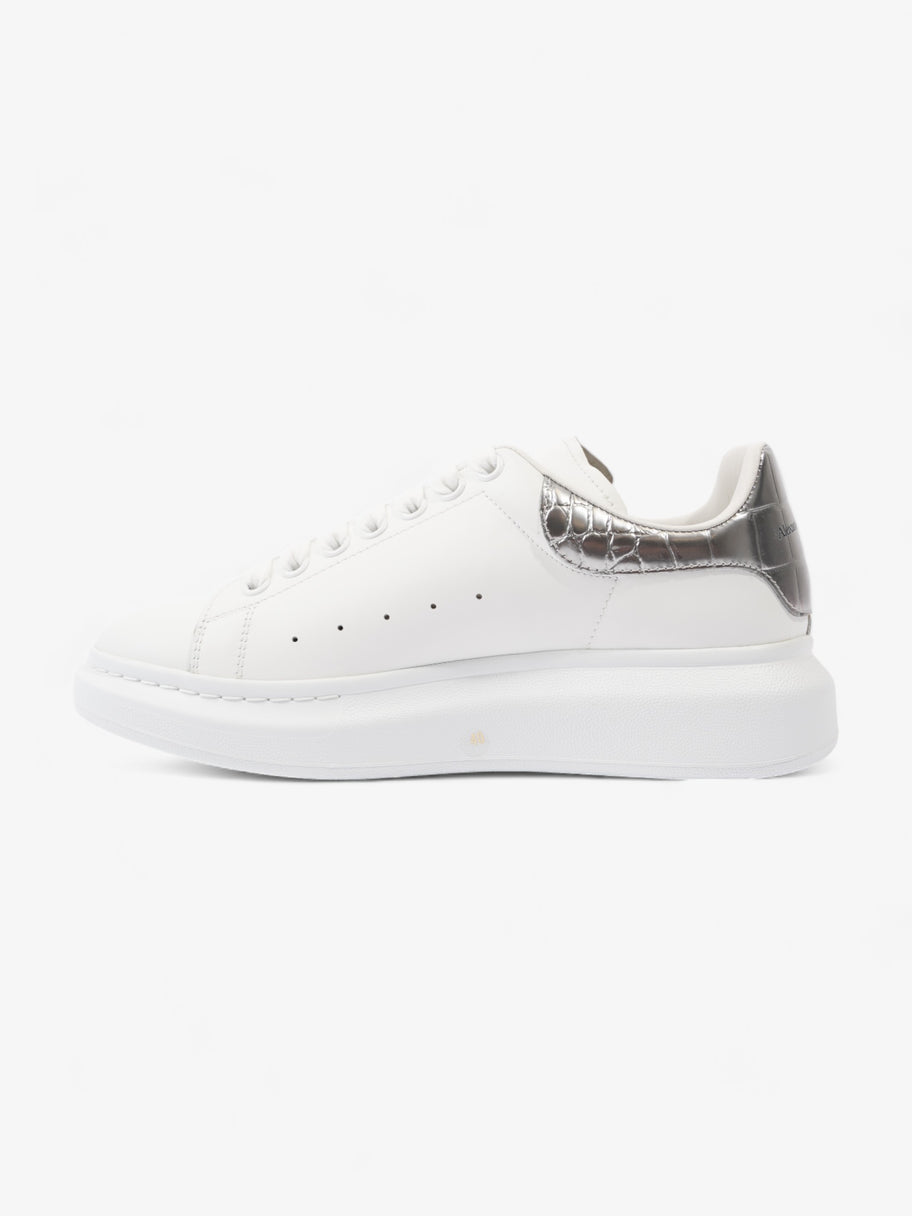 Oversized Sneakers White / Silver Leather EU 40 UK 7 Image 3
