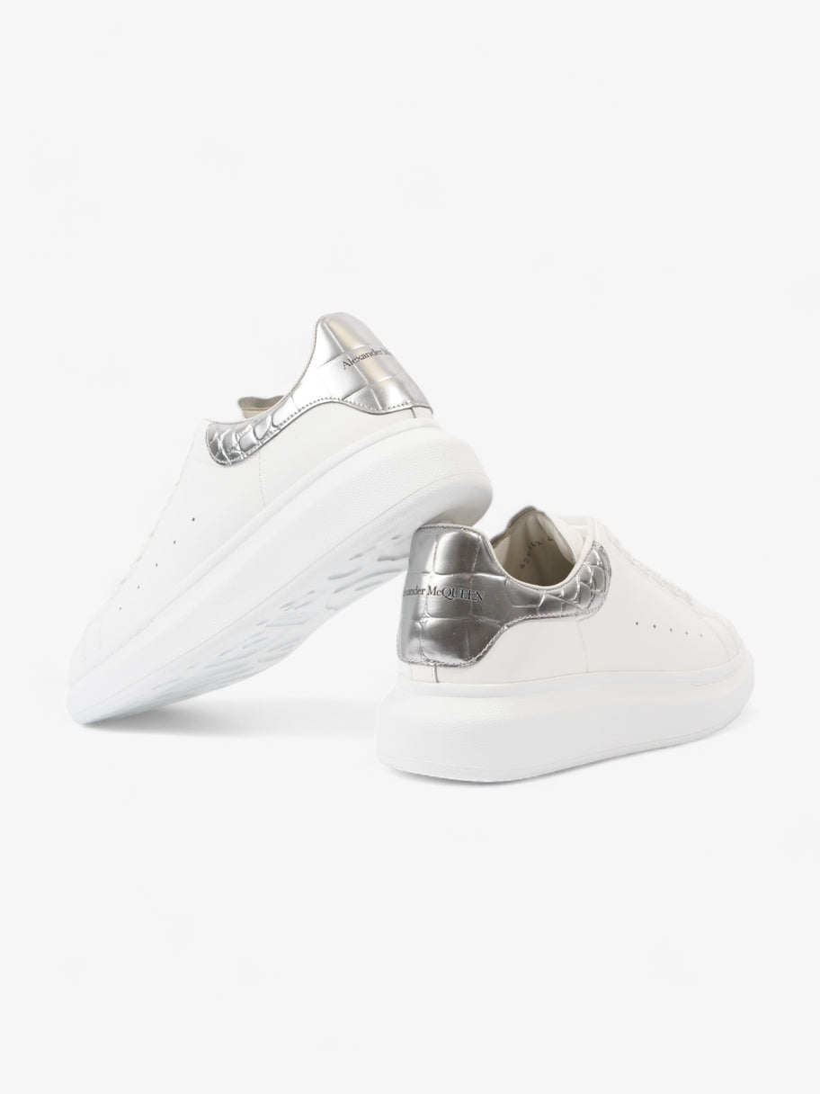 Oversized Sneakers White / Silver Leather EU 40 UK 7 Image 9