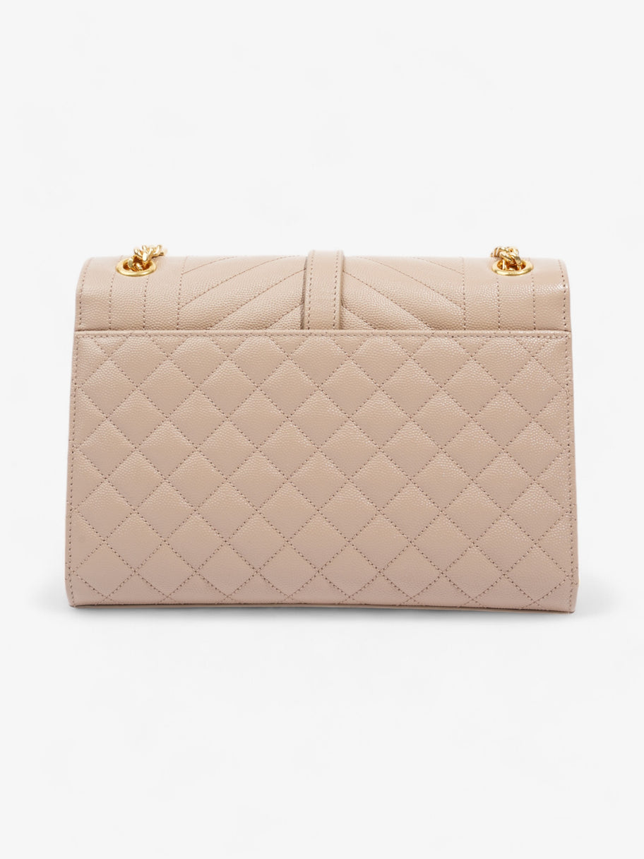 Saint Laurent Monogram Envelope Neutral Matelasse Leather Image 4