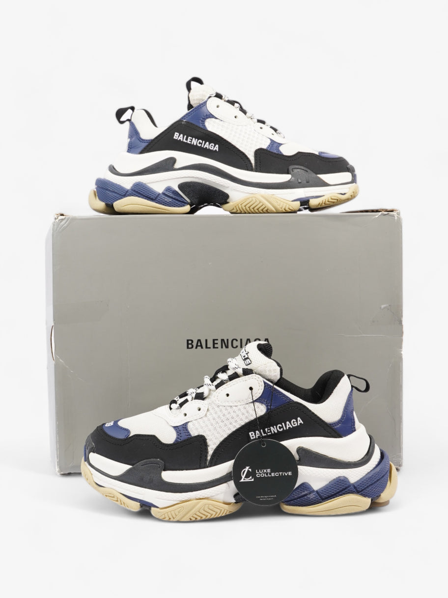 Balenciaga Triple S Black / Blue / White Mesh EU 39 UK 6 Image 10