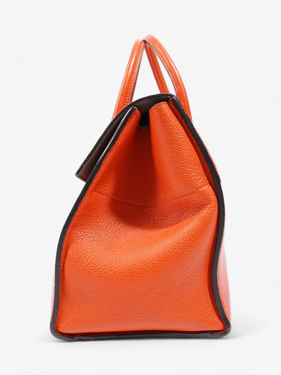 Mulberry Bayswater with Straps Bright Orange Grained Leather Image 3