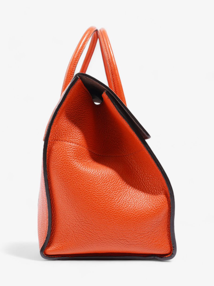 Mulberry Bayswater with Straps Bright Orange Grained Leather Image 5