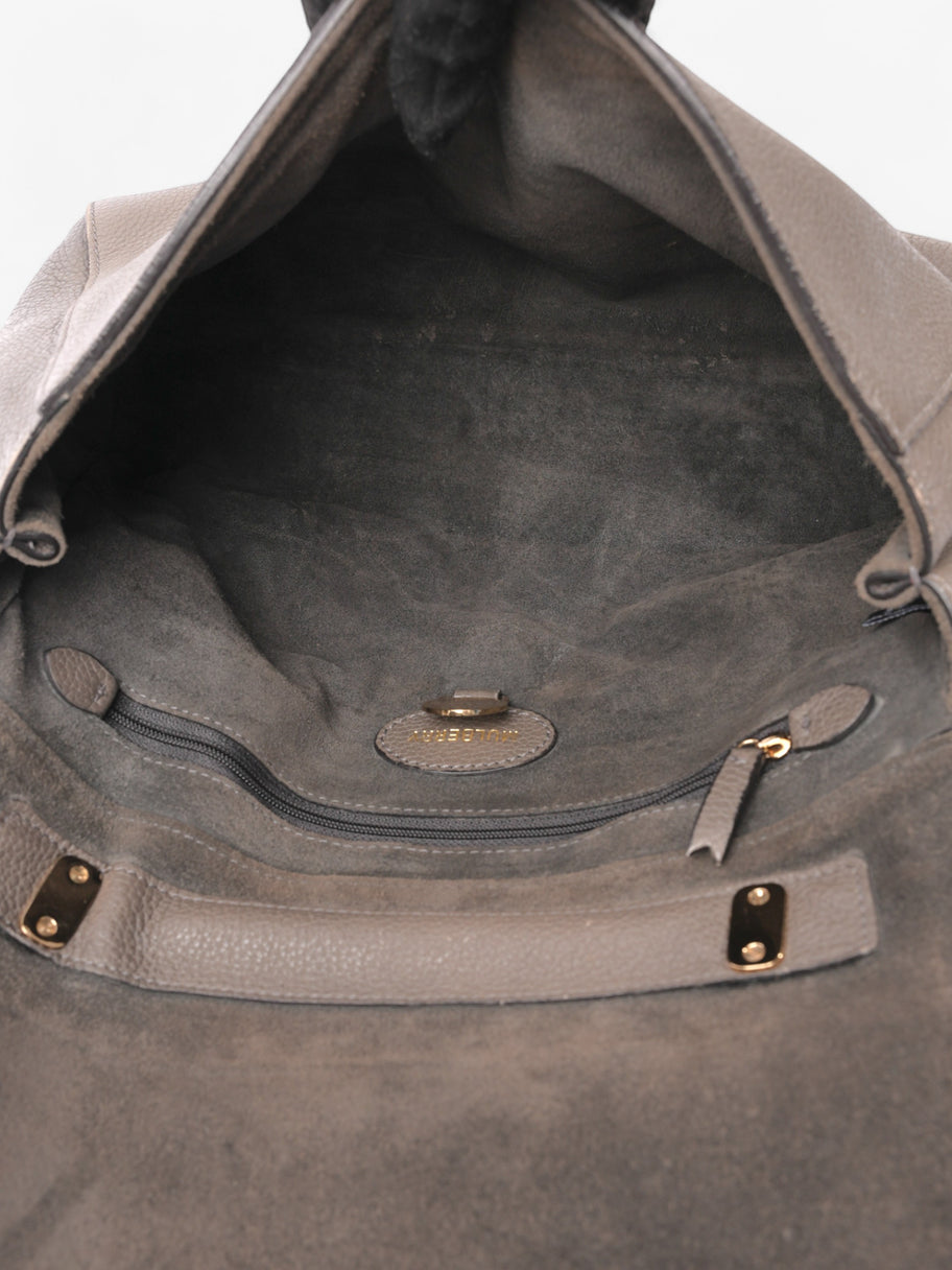 Mulberry Lily Grey Grained Leather Medium Image 9