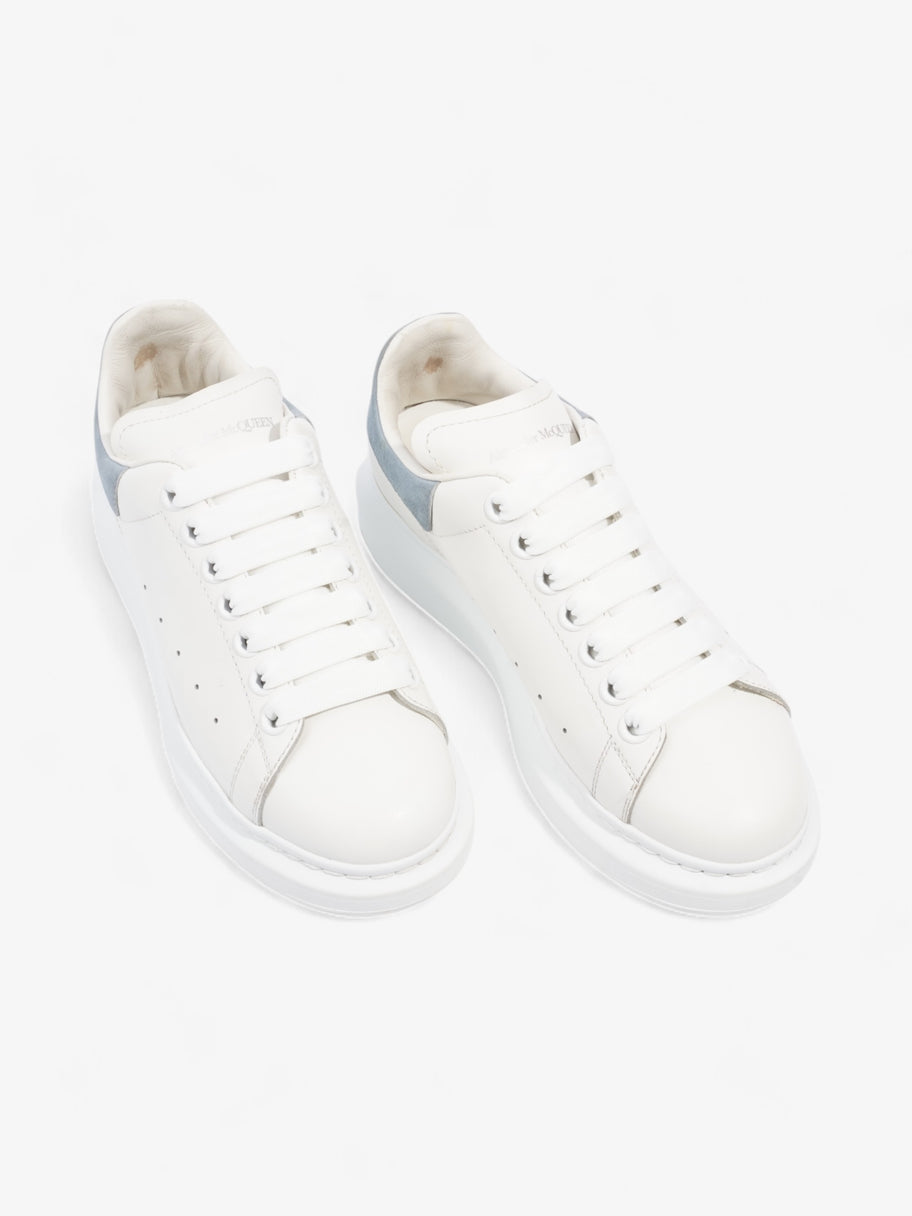 Alexander McQueen Oversized Sneakers White / Baby Blue Leather EU 37.5 UK 4.5 Image 8