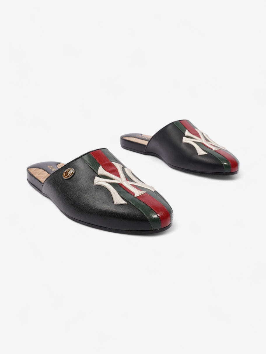 Gucci GG Yankees Loafers Black / Green / Red Leather EU 43 UK 9 Image 2