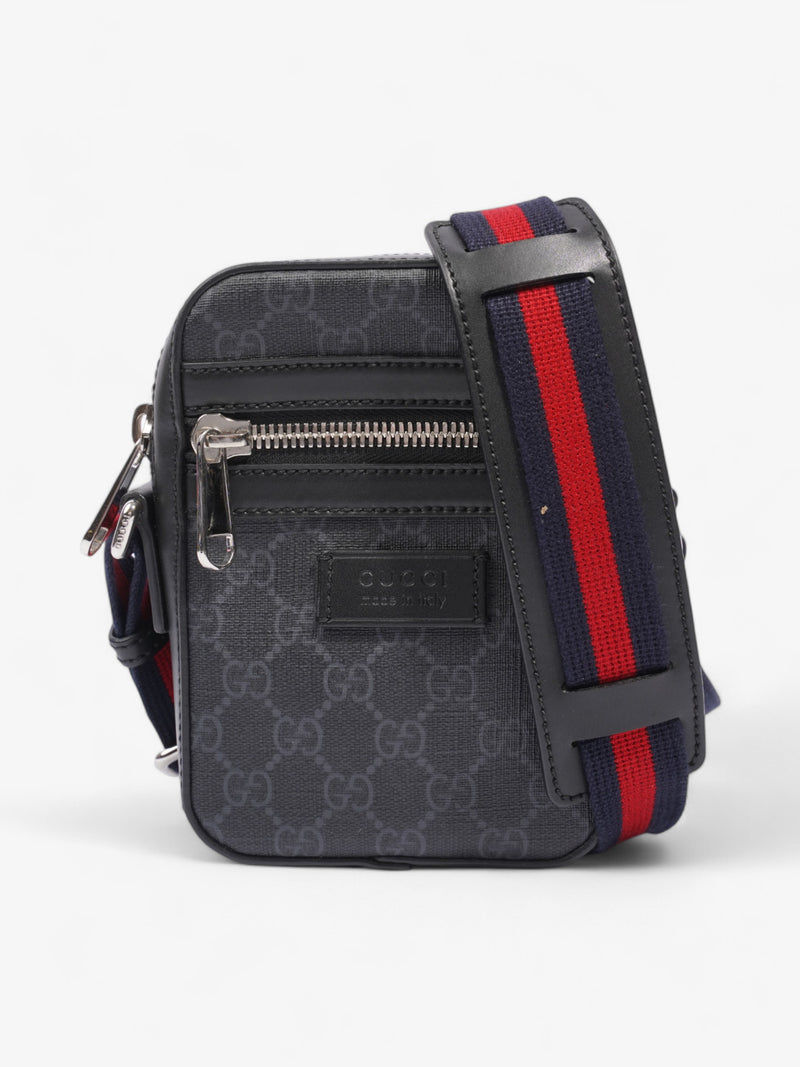  Gucci GG Messenger GG Supreme / Black Canvas