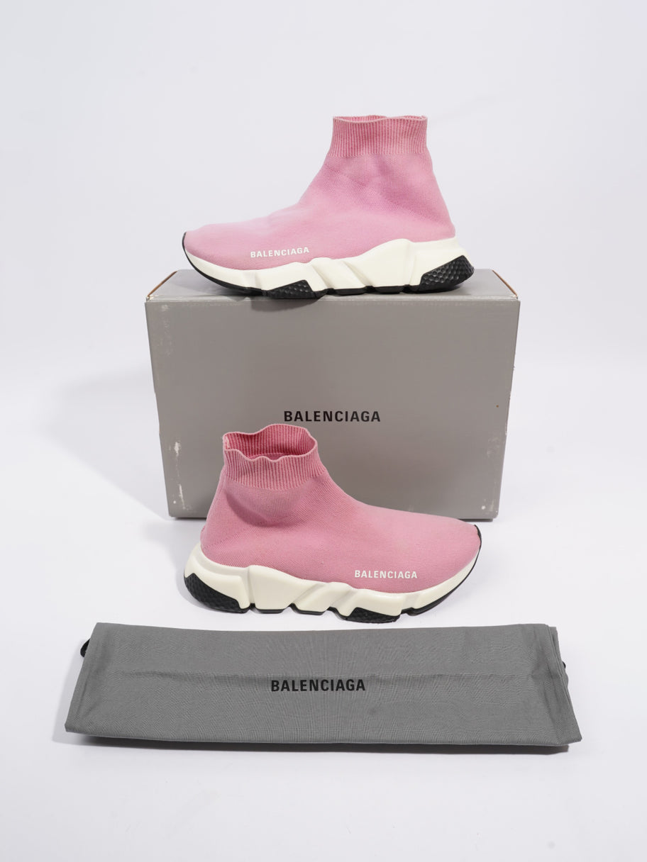 Pink balenciaga speed trainers online