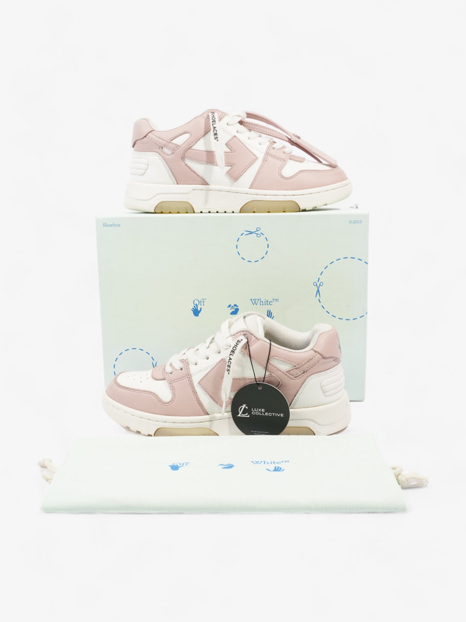 Off White Out Of Office Sneakers Pink / White Leather EU 37 UK 4 Image 10