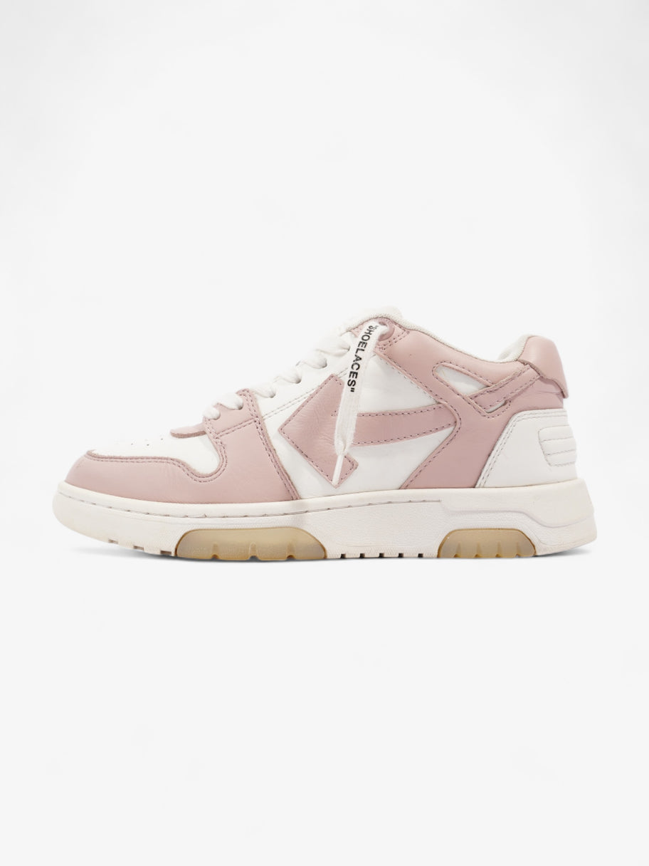 Off White Out Of Office Sneakers Pink / White Leather EU 37 UK 4 Image 5