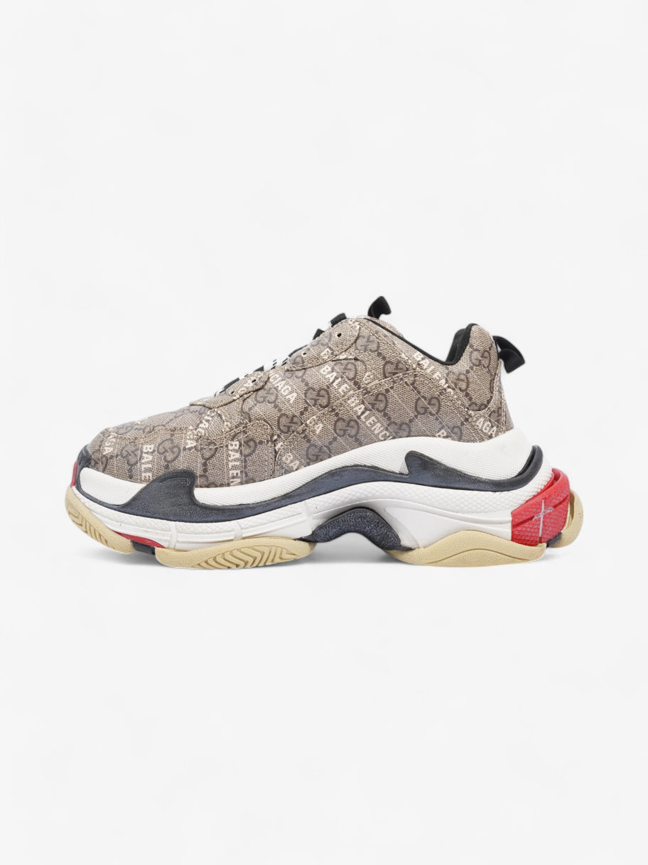 Balenciaga Gucci x Balenciaga Triple s Beige  / White / Black Canvas EU 38 UK 5 Image 3