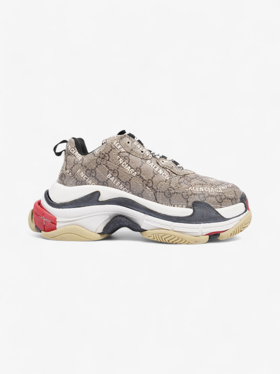 Balenciaga Gucci x Balenciaga Triple s Beige  / White / Black Canvas EU 38 UK 5 Image 4