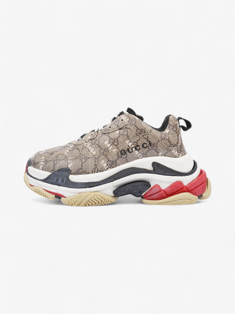 Balenciaga Gucci x Balenciaga Triple s Beige  / White / Black Canvas EU 38 UK 5 Image 5