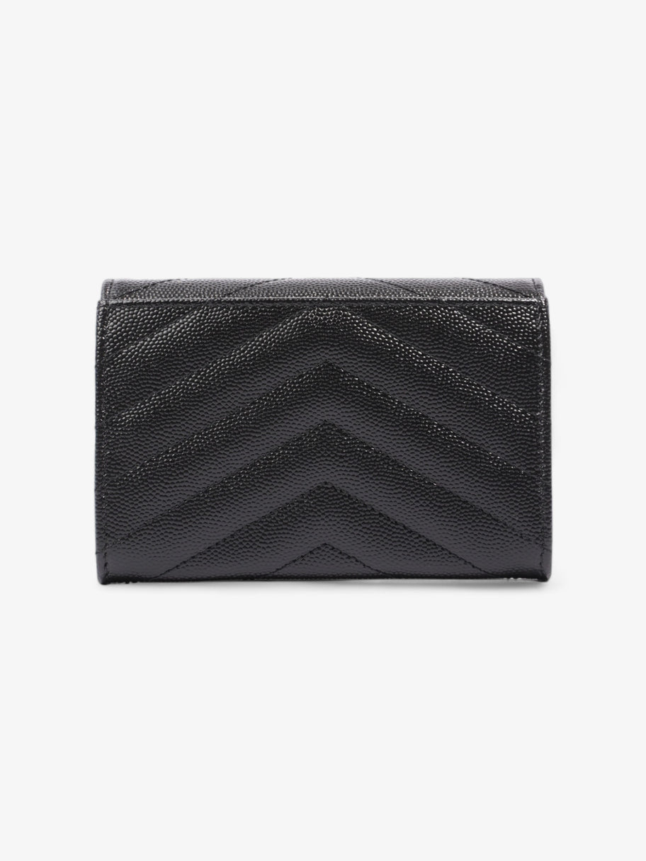 Saint Laurent Monogram Fold Wallet Black Matelasse Leather Image 2