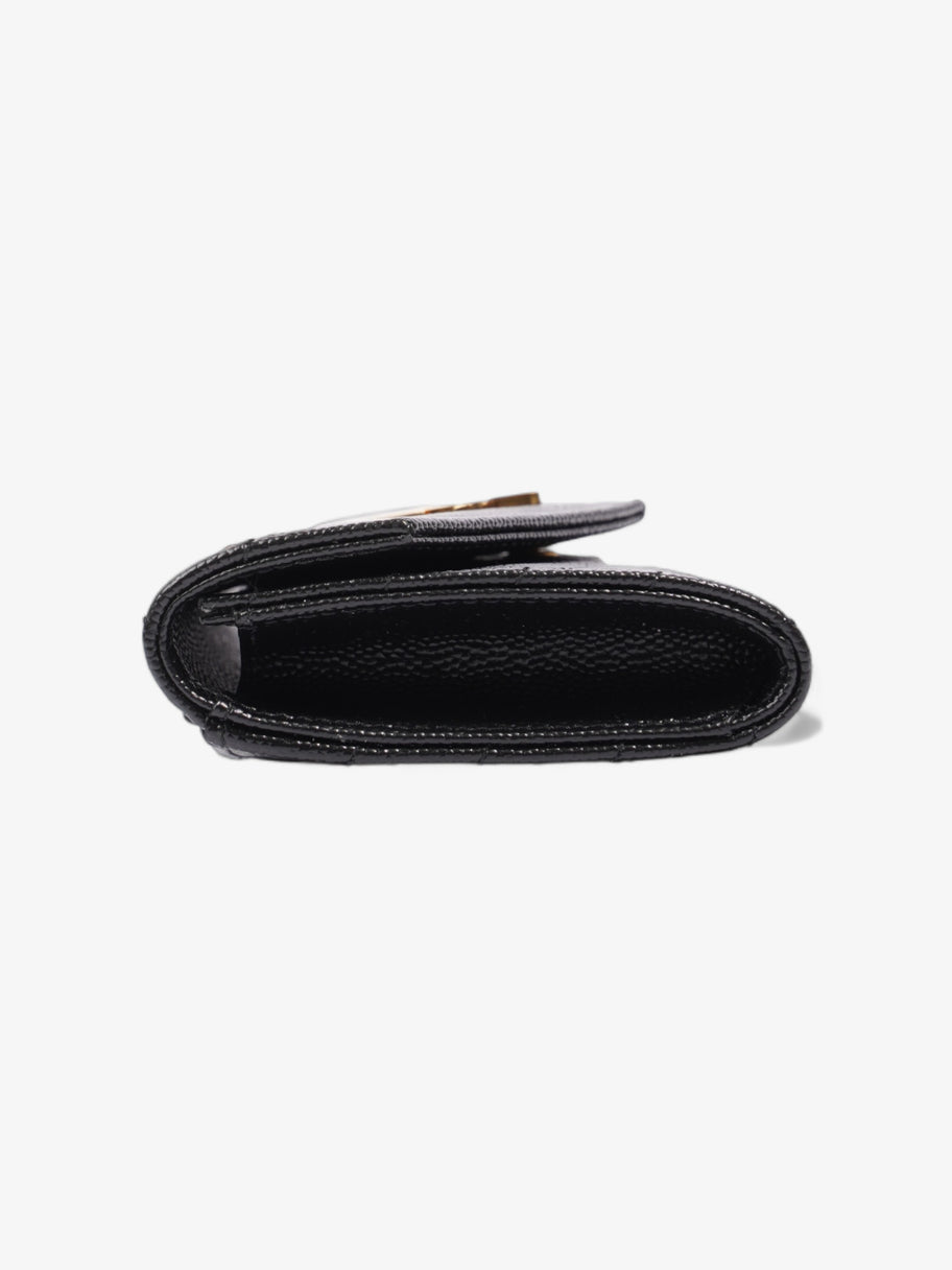 Saint Laurent Monogram Fold Wallet Black Matelasse Leather Image 3