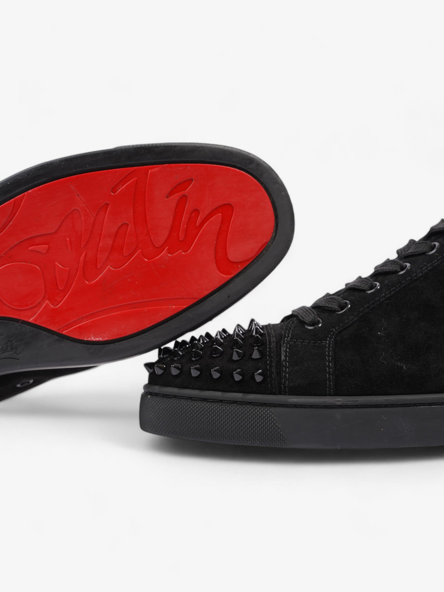 Christian Louboutin Louis Junior Spikes Black Suede EU 43 UK 9 Image 9