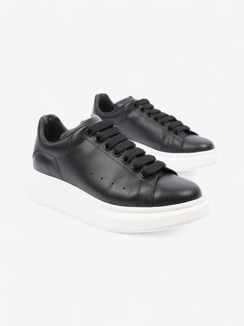  Alexander McQueen Oversized Sneakers Black Leather EU 38 UK 5