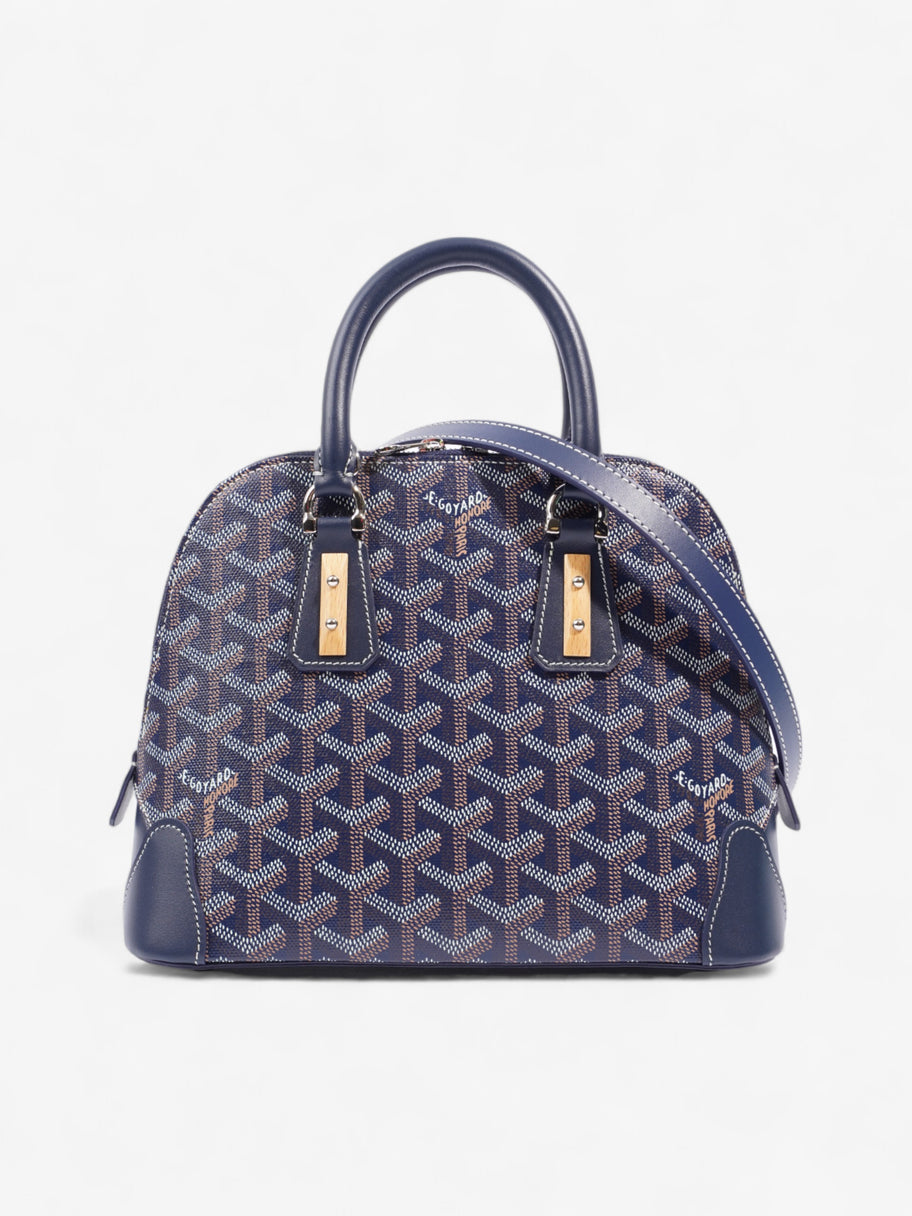 Goyard Vendome Navy Blue Coated Canvas Mini Luxe Collective