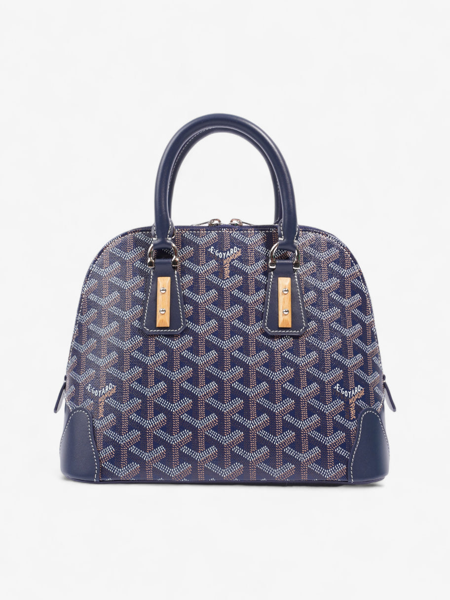 Goyard Vendôme Navy Blue Coated Canvas Mini Image 5