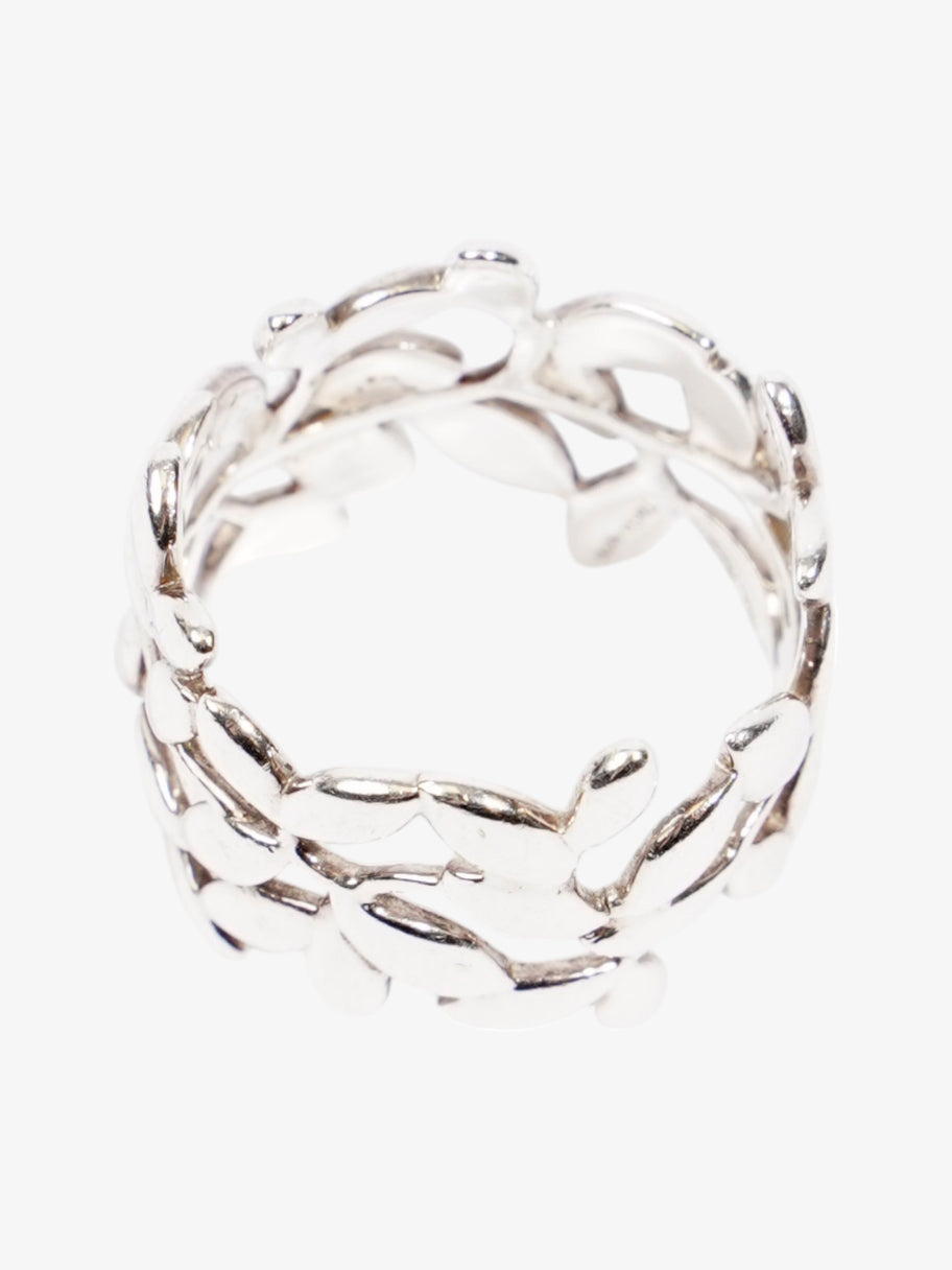 Tiffany and Co Paloma Picasso Olive Leaf Band Ring Silver Silver Sterling 6 (Circumference - 51.9mm) Image 2