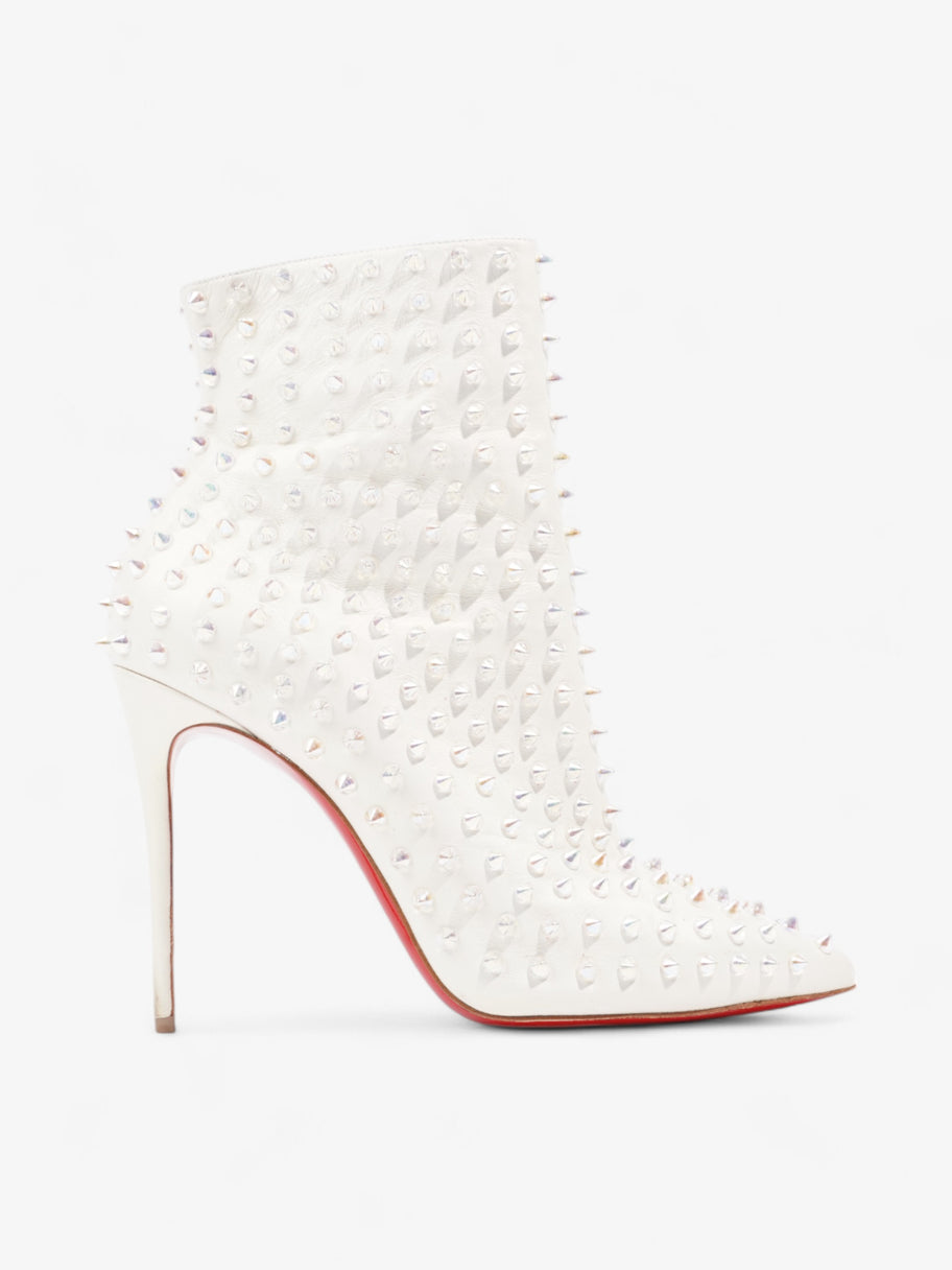 Christian Louboutin Snakila 100mm Snow / Clear Nappa Leather EU 39 UK 6 Image 1