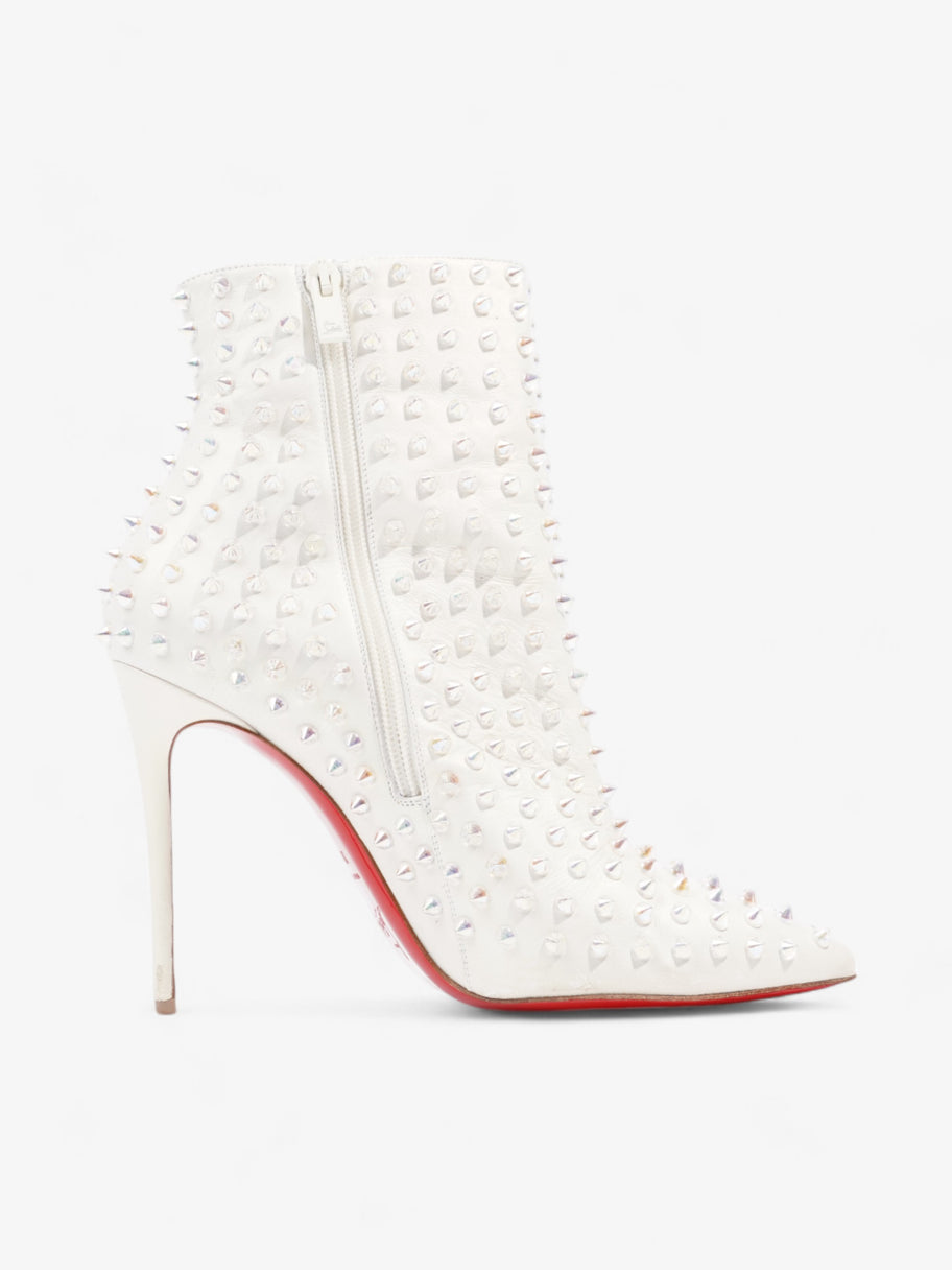 Christian Louboutin Snakila 100mm Snow / Clear Nappa Leather EU 39 UK 6 Image 4