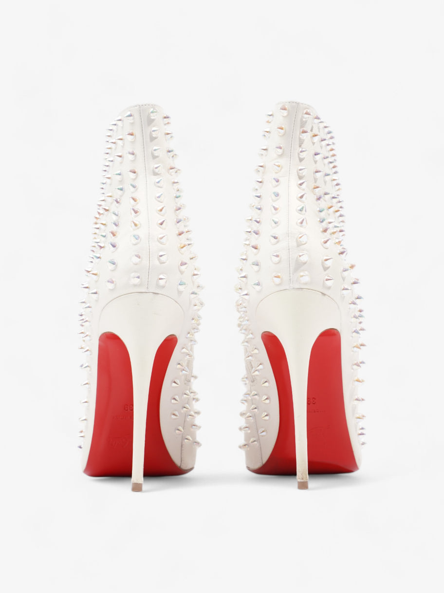 Christian Louboutin Snakila 100mm Snow / Clear Nappa Leather EU 39 UK 6 Image 6