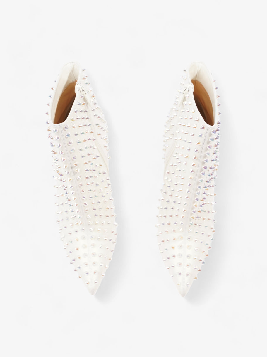 Christian Louboutin Snakila 100mm Snow / Clear Nappa Leather EU 39 UK 6 Image 8