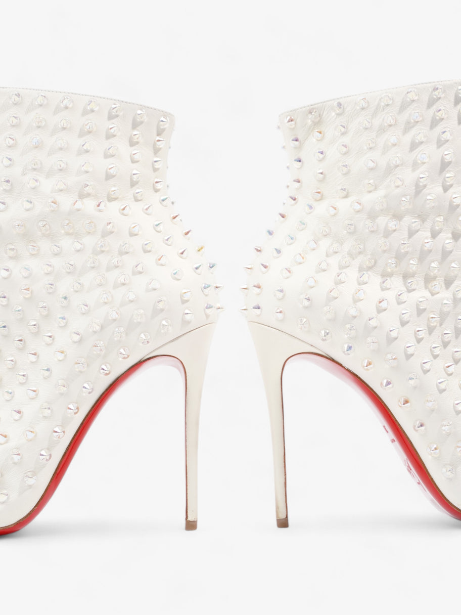 Christian Louboutin Snakila 100mm Snow / Clear Nappa Leather EU 39 UK 6 Image 9