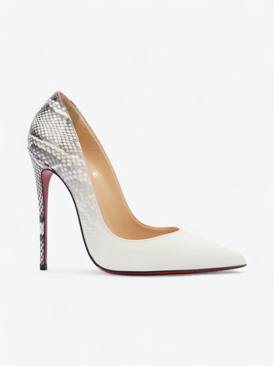 Christian Louboutin So Kate 120 White  / Black Patent Leather EU 37 UK 4 Image 1