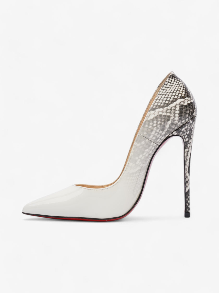 Christian Louboutin So Kate 120 White  / Black Patent Leather EU 37 UK 4 Image 3