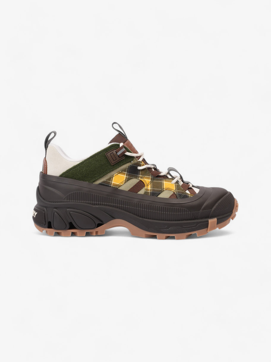 Burberry Arthur Sneakers Brown / Green / Yellow Rubber EU 42 UK 8 Image 1