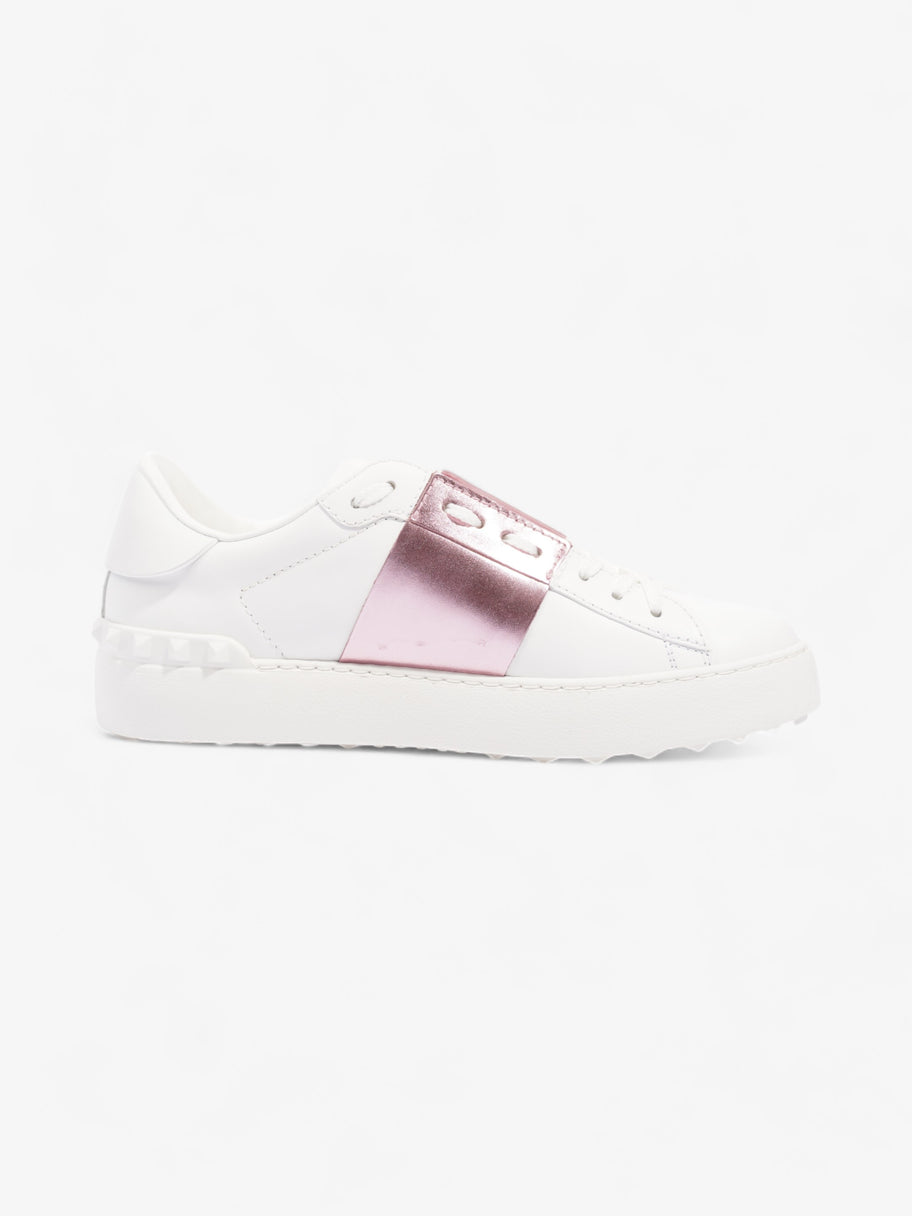 Open Sneakers  White / Pink Leather EU 37 UK 4 Image 4