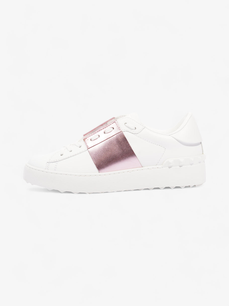 Open Sneakers  White / Pink Leather EU 37 UK 4 Image 5