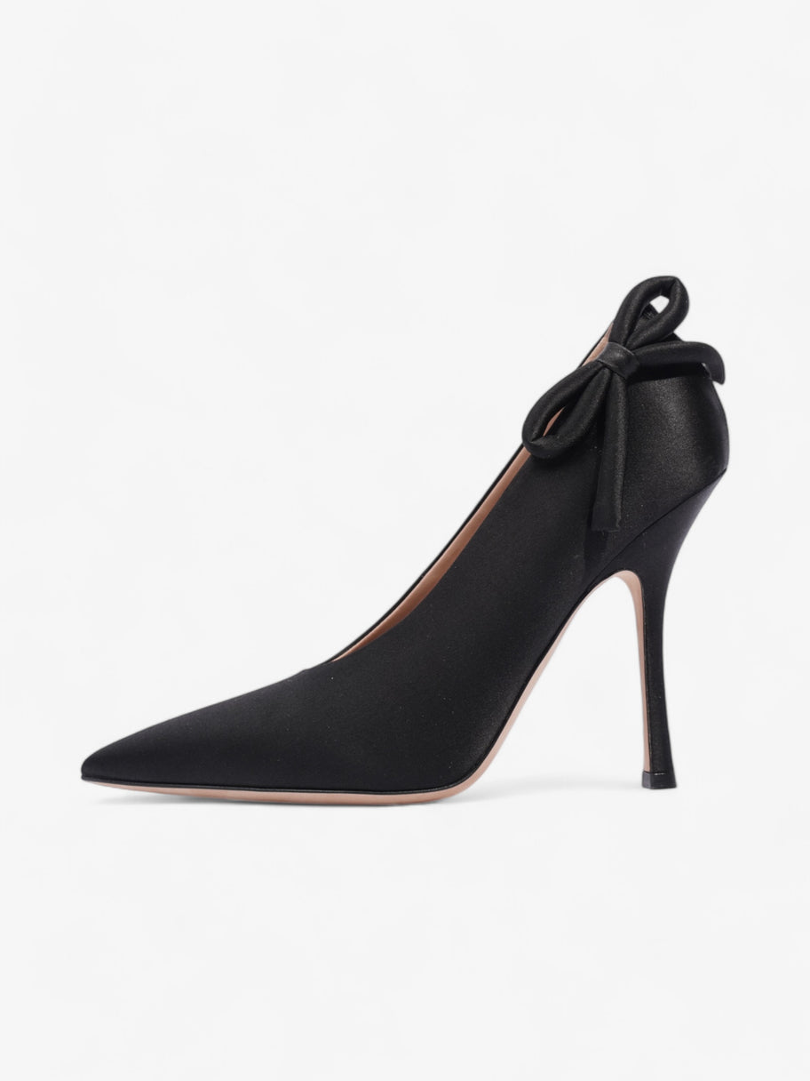 Valentino Nite Out Bow 110 Black Satin EU 39 UK 6 Image 5