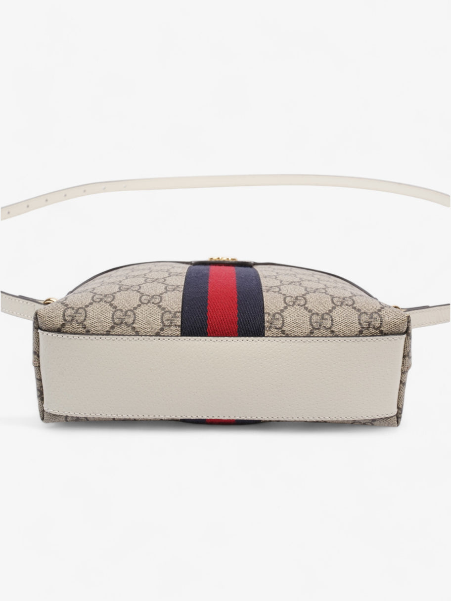 Gucci Ophidia GG Supreme / White Canvas Small Image 6