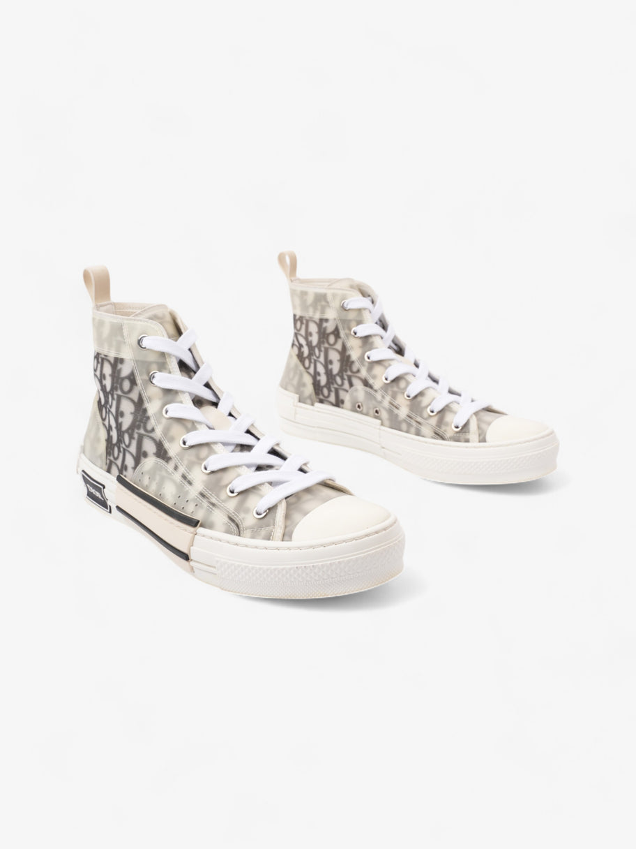 Christian Dior B23 High-tops Grey Oblique  / White Mesh EU 40 UK 7 Image 2