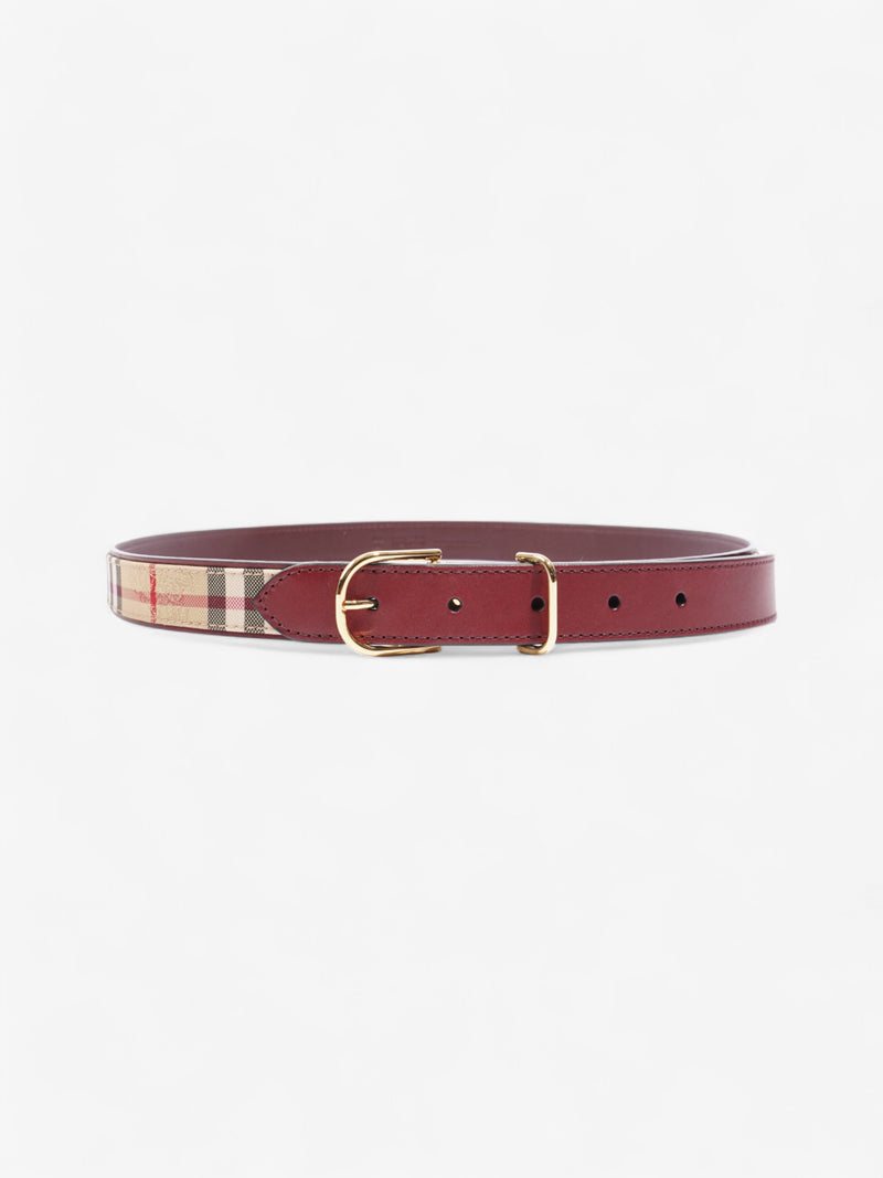  Burberry Belt Burberry Check 100cm 40