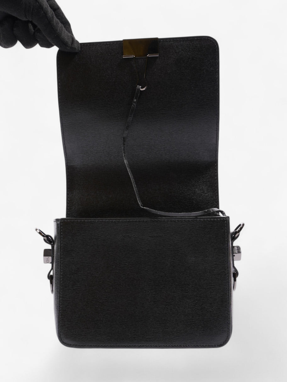 Off White Diag Flap Industrial Bag Black / White / Yellow Leather Image 8