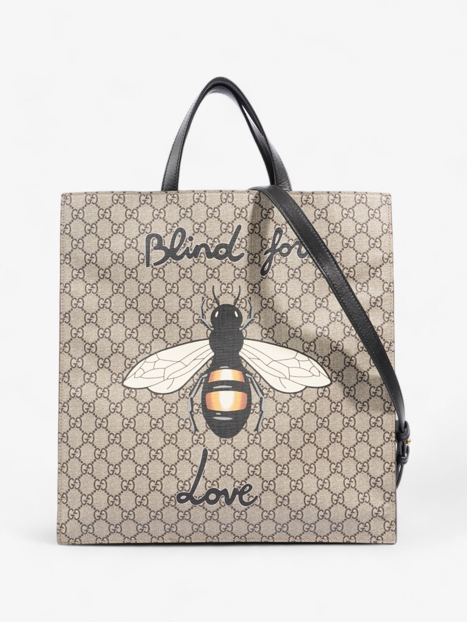 Gucci Blind For Love Beige And Ebony GG Supreme Coated Canvas Image 1