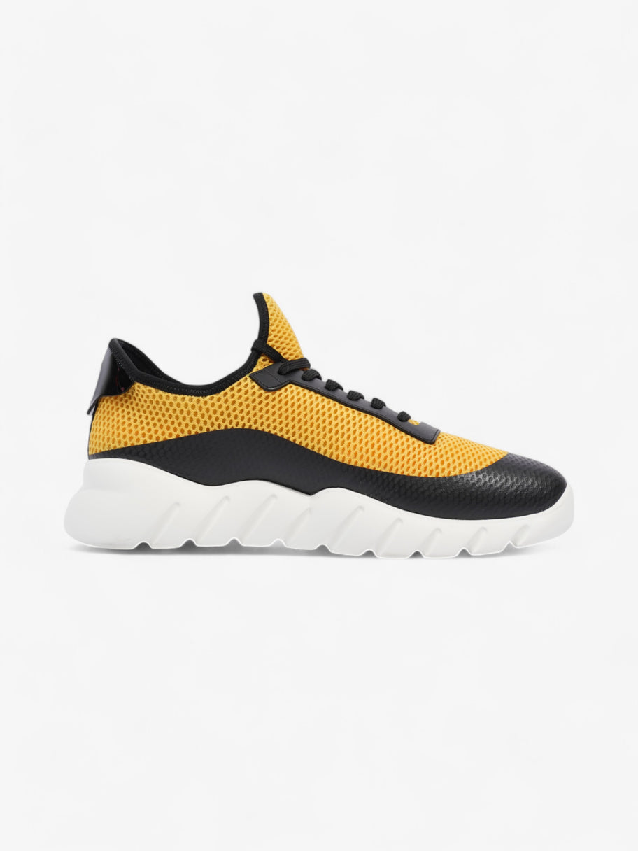 Fendi Mesh Sneakers Yellow / Black Mesh EU 41 UK 7 Image 4