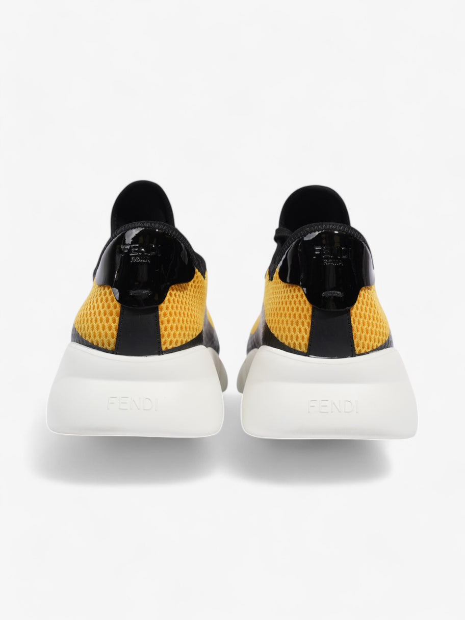 Fendi Mesh Sneakers Yellow / Black Mesh EU 41 UK 7 Image 6