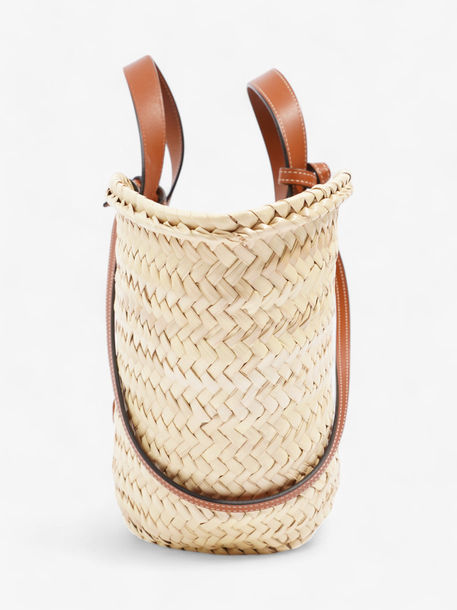 Celine Classic Panier Natural / Brown Palm Leaves Image 3