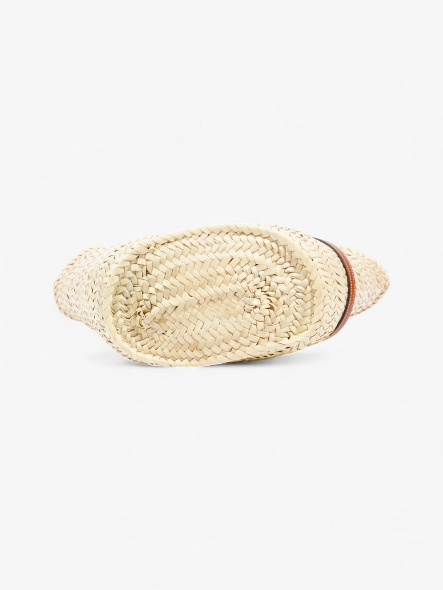 Celine Classic Panier Natural / Brown Palm Leaves Image 6