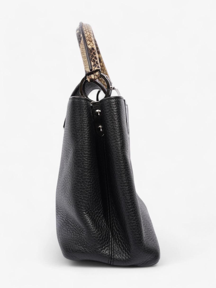 Louis Vuitton Capucines Black / Python Taurillon Leather MM Image 5