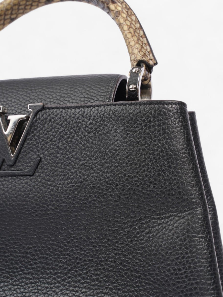 Louis Vuitton Capucines Black / Python Taurillon Leather MM Image 7