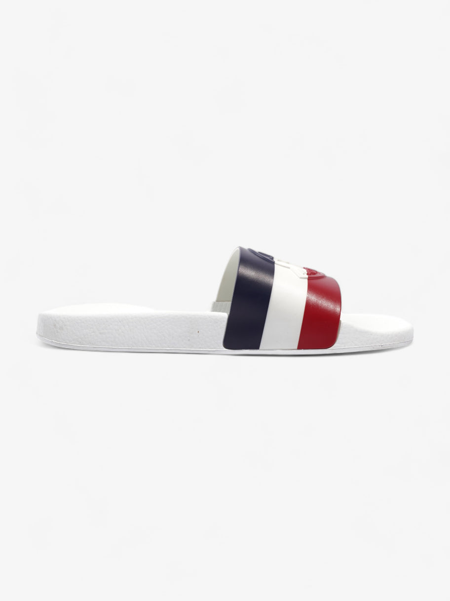 Basile Slides White / Red / Navy Rubber EU 45 UK 11 Image 4