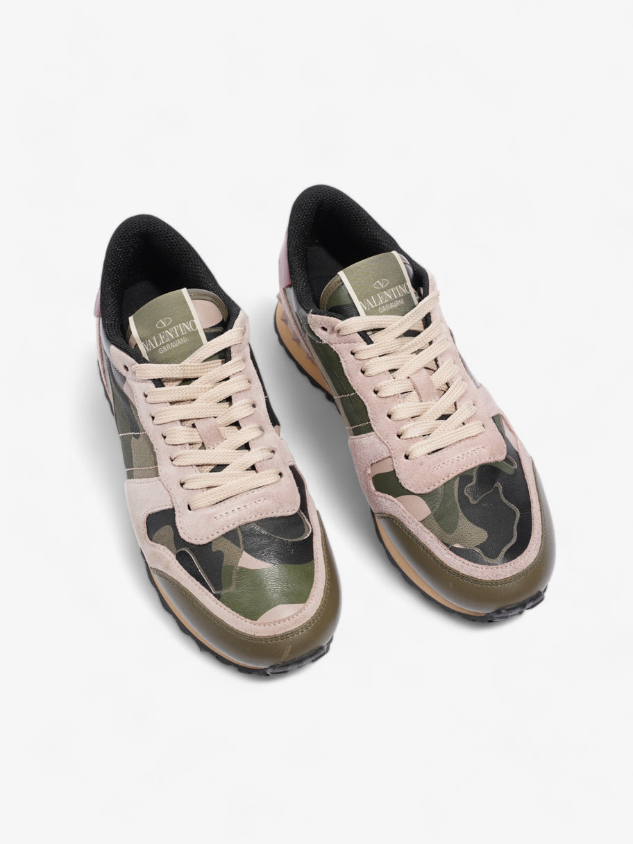 Rockrunner Sneakers  Army Green / Dusty Pink  Suede EU 37 UK 4 Image 8