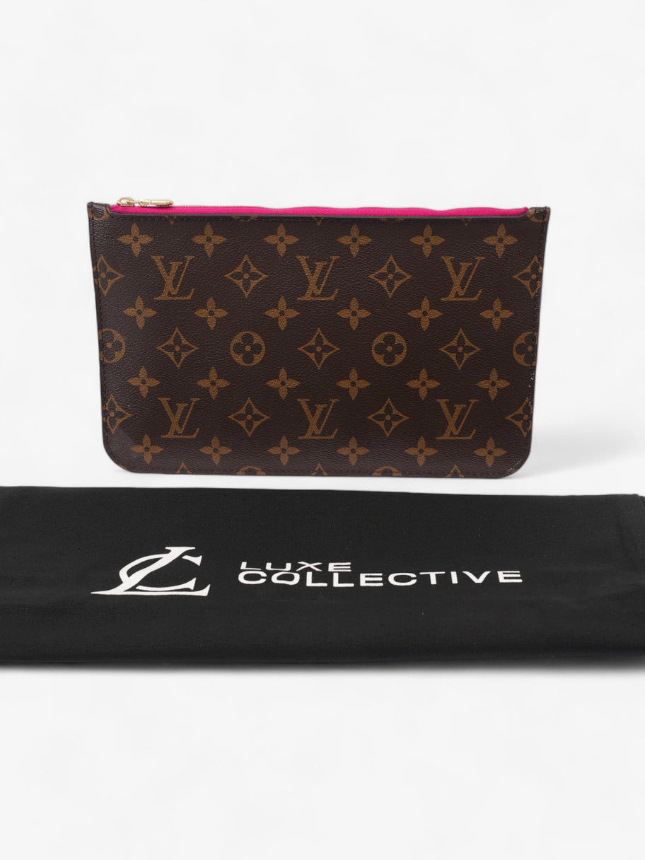 Louis Vuitton Neverful Pochette Monogram Coated Canvas Image 9