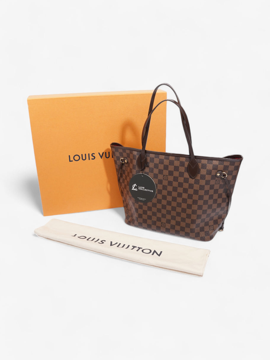 Louis Vuitton Neverfull Damier Ebene Coated Canvas MM Image 13